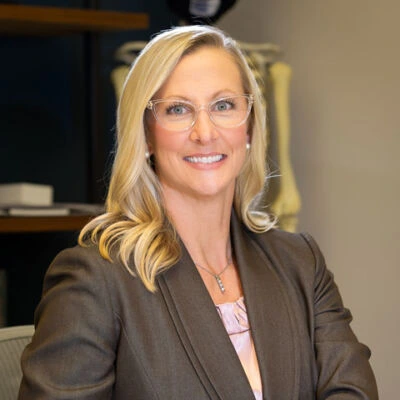 SpineOne physician assistant Mandy Petry smiles